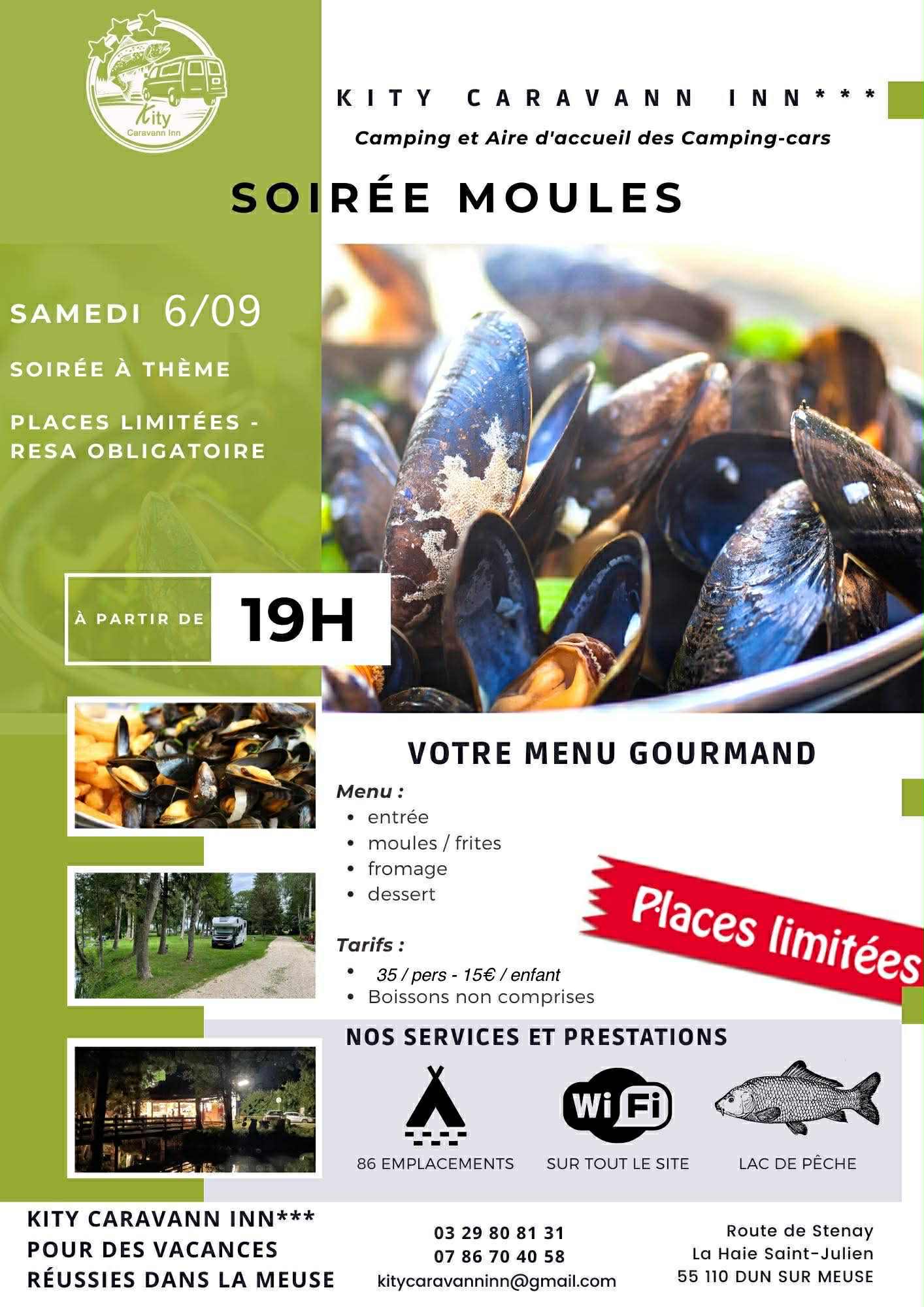 Entre + plats + fromage + dessert